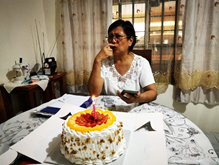 cake and sensei's mother