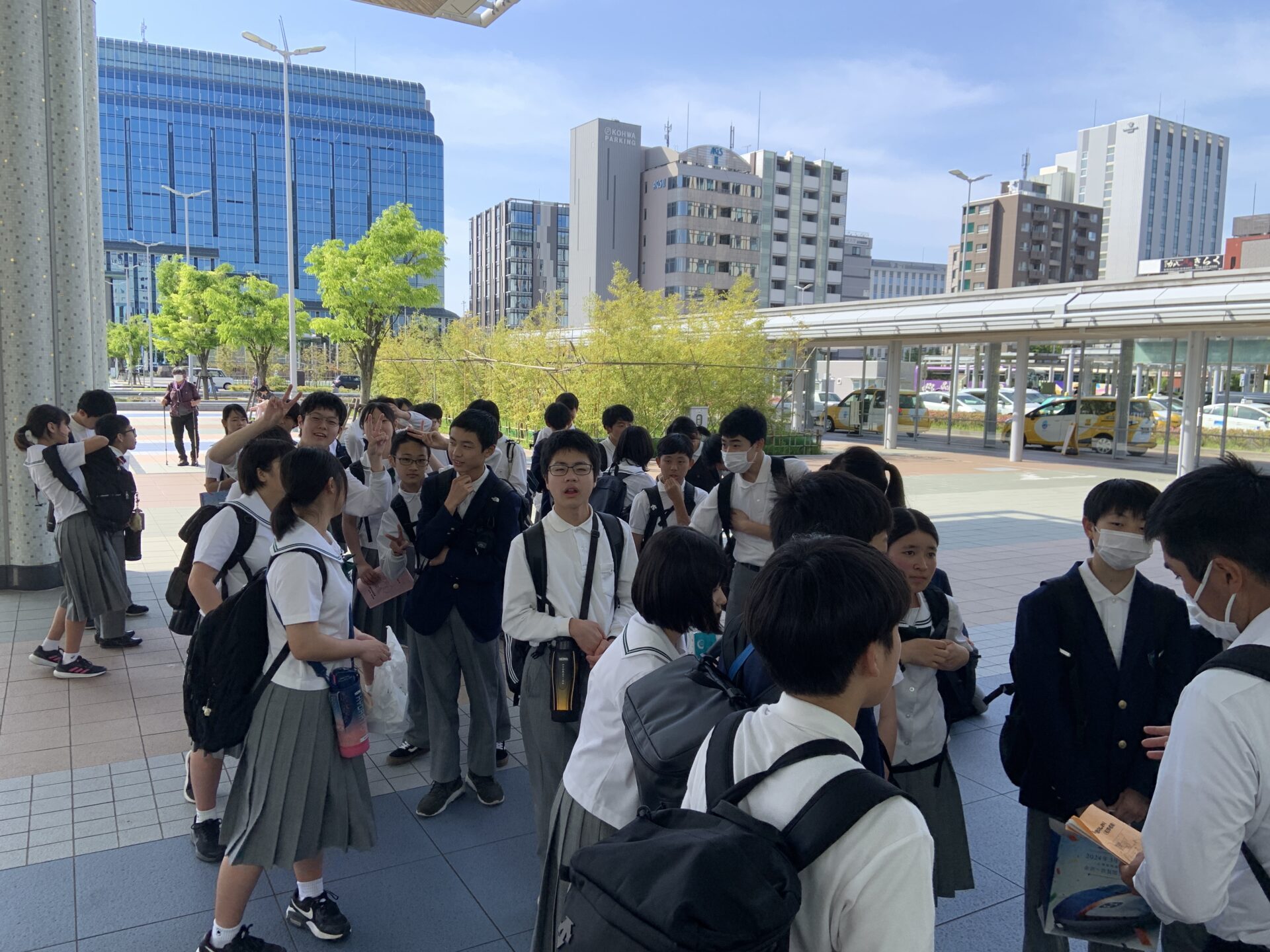 2年生 金沢駅集合 | 舟橋村立舟橋中学校